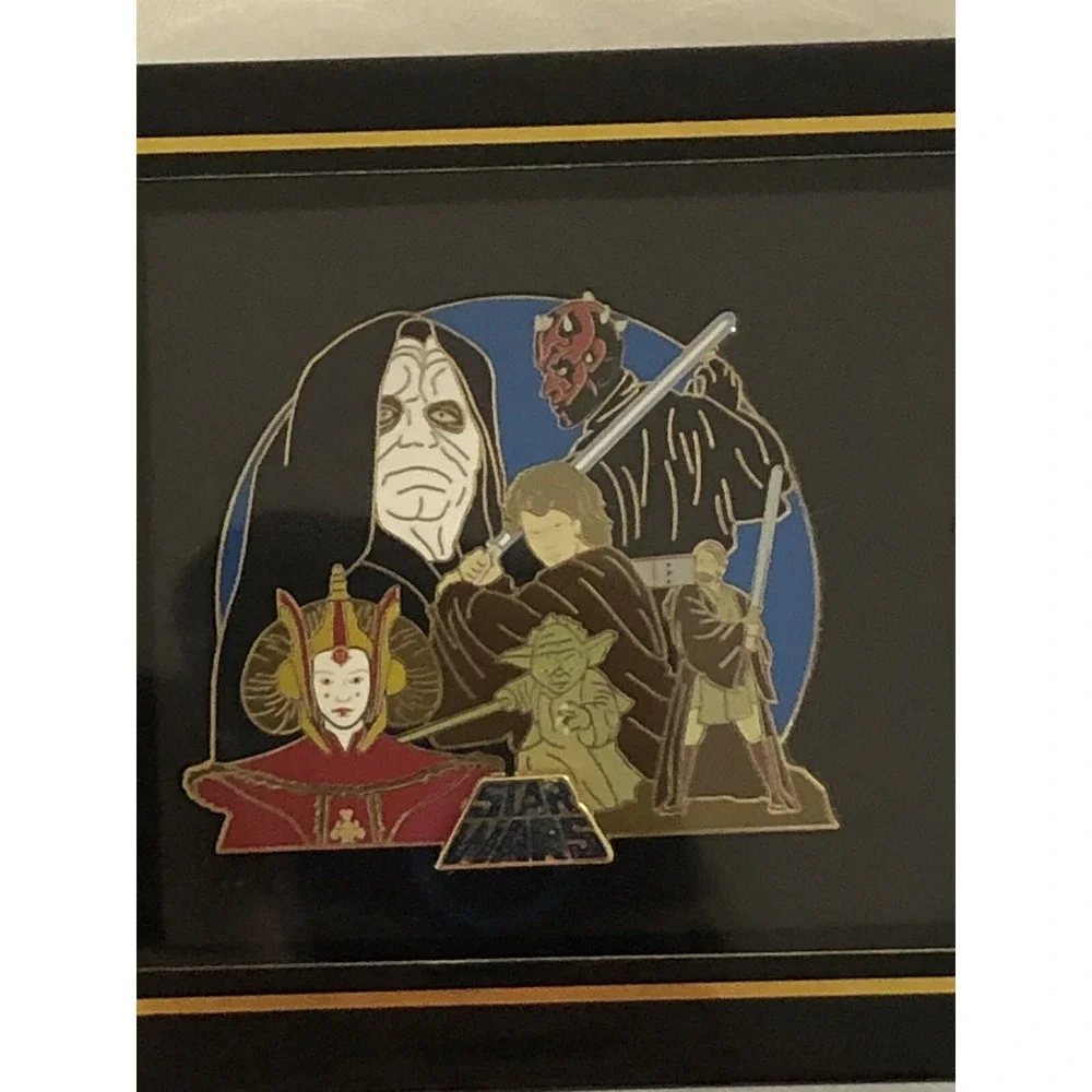 NEW Walt Disney Parks Star Wars 3 Movie‎ Saga Trilogy Set of 3 Mini Jumbo Pins